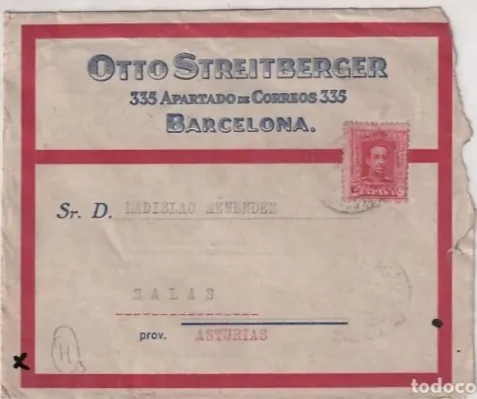 Clic para ampliar fotografía Publicidad de venta de la máquina Elektra «Ultra Violeta» del Dr. Otto Streitberger (anverso)